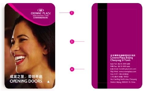 皇冠酒店门锁房卡
